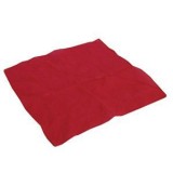 Foulard Rouge en soie 22 cm x 22 cm