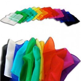 3 Foulards en Soie de couleurs