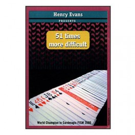 51 Times more difficult by Henry Evans DVD et Gimmick