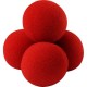 4 Balles mousse super soft 60 mm