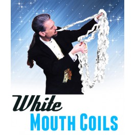 Mouth coil, boite de 12 serpentins blanc