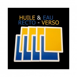 Huile et Eau RECTO-VERSO par Philippe Molina