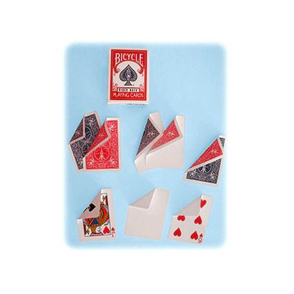 Jeu de cartes pour faire de la magie - double dos rouge-bleu