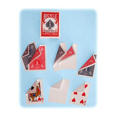 Jeu De Cartes Bicycle "Forcer Le 9 De Trèfle" - Dos Bleu, 52 Cartes Identiques, Pour Magie Ou Gag